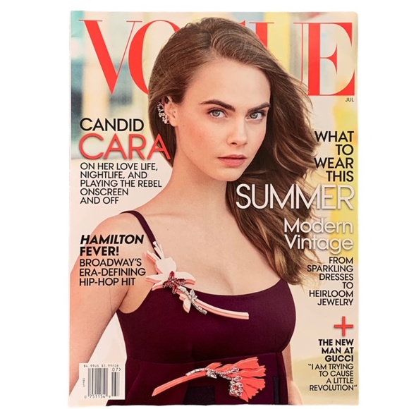 Vogue Magazine Cara Delevingne July 2015 - Picture 1 of 7